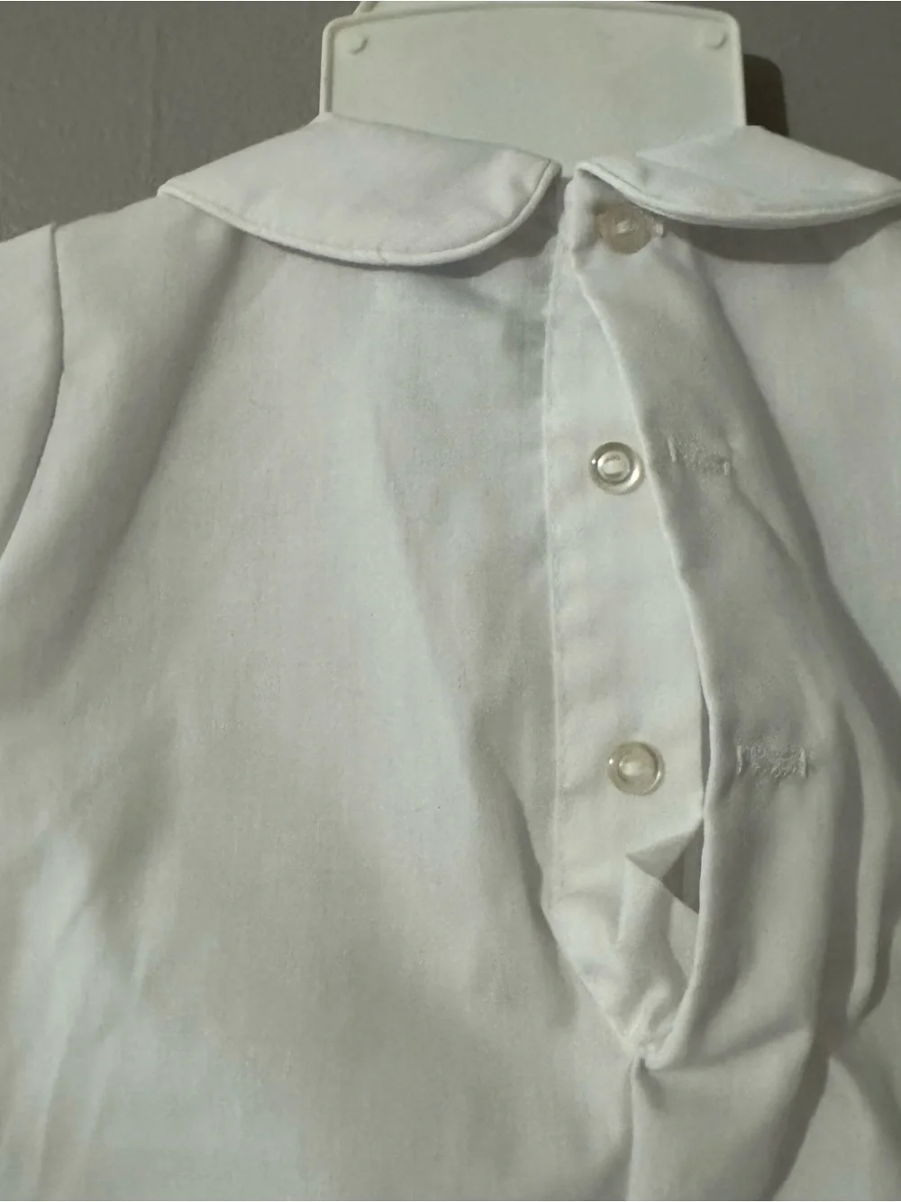 Vintage White Alexis Christening Baptism Romper Suit & Hat Size 3 Mos 10-13 lbs